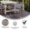 Emma and Oliver Jens Metal Dining Chair with Triple Slatted Back and Armrests for Indoor and Outdoor Use